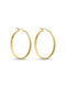 Earrings Hoops made of Silver Gold Plated