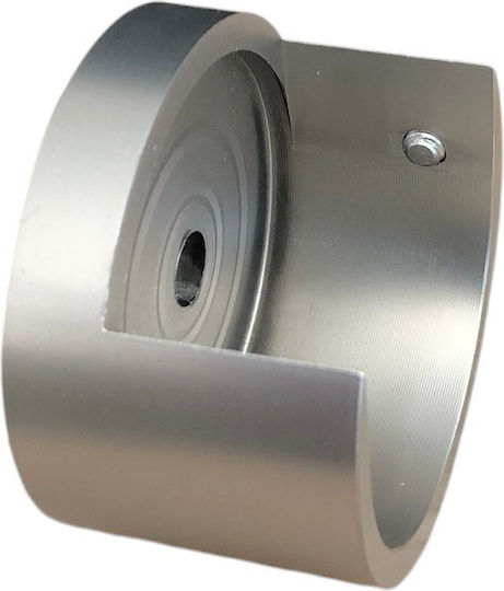 Frans Curtain rail base Wall made of Metal Silver 1pcs