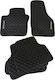 3Lines Set of Front and Rear Mats 5pcs for Audi Q3 Black