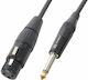 Power Dynamics XLR male to 6.3mm male 12m Cable (CALIN370)