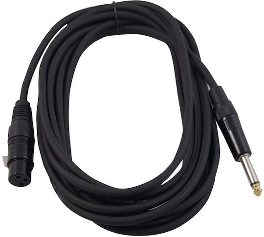 KAL Electronics Cable XLR male - 6.3mm male Μαύρο 5m (TPC-004A)