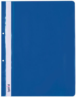 Typotrust Clipboard with Spring for Paper A4 Blue 25pcs