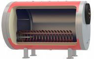 MasterSOL Boiler Λεβητοστασίου Glass 1500lt με έναν Εναλλάκτη Διπλής Ενέργειας