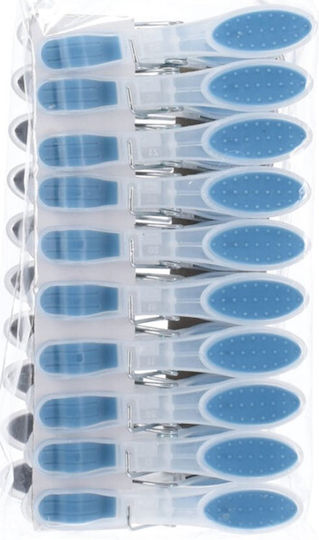 Koopman Basket with 20 Blue Silicone Clothespins