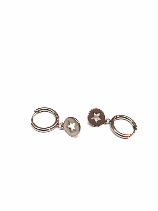 Amalfi Accessories Hypoallergenic Kids Earrings Stars made of Steel