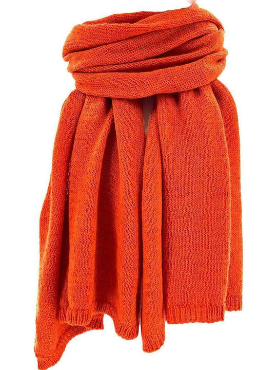 Women's Knitted Scarf Orange