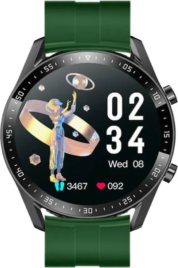 Microwear C300 46mm Smartwatch (Verde)