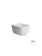 GSI Pura Swirl Bidet Wandbehang Weiß