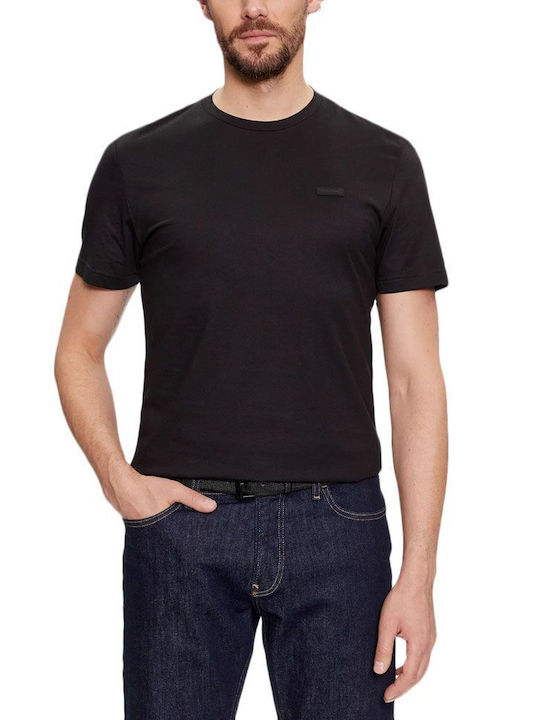 Calvin Klein Men's Short Sleeve Blouse BLACK