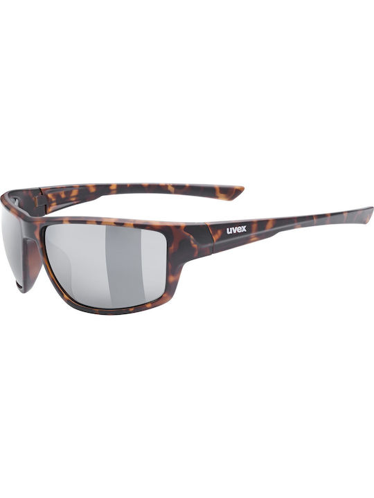 Uvex Sportstyle 230 Sonnenbrillen mit Braun Rahmen und Braun Spiegel Linse 5320696616