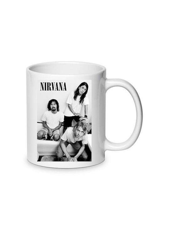 Nirvana Tasse Keramik Weiß 330ml 1Stück