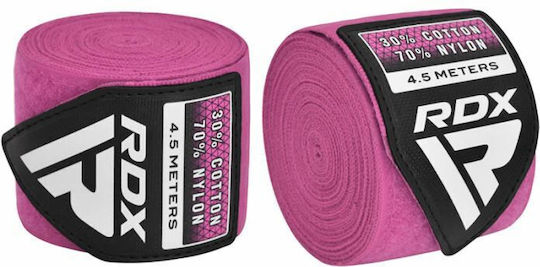RDX Handwraps RDX-WRAP-45-PK Μπαντάζ 4.5m Ροζ