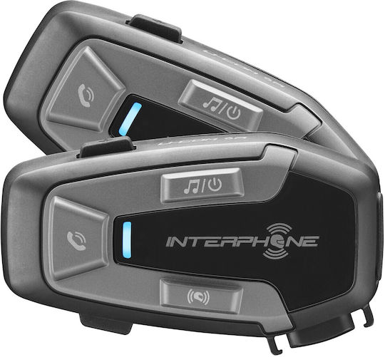 Interphone U-COM 6R Dual Intercom for Riding Helmet with Bluetooth