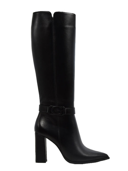 Fardoulis Leather Women's Boots Black