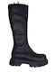 Alessandra Paggioti Synthetic Leather Women's Boots with Zipper Black