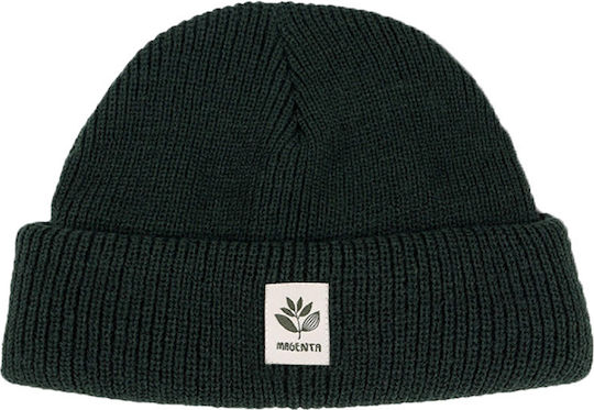 Beanie Unisex Beanie Knitted in Green color