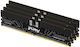 Kingston Fury Renegade Pro 64GB DDR5 RAM με Ταχύτητα 6800 για Desktop