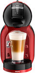 Krups Mini Me Mașină de Cafea pentru Capsule Dolce Gusto Presiune 15bar Roșie