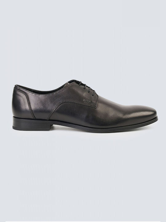 Boss Shoes 4972 Men's Leather Dress Shoes Black