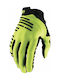 100% R-core Voller Finger Fahrradhandschuhe Erwachsene Gelb