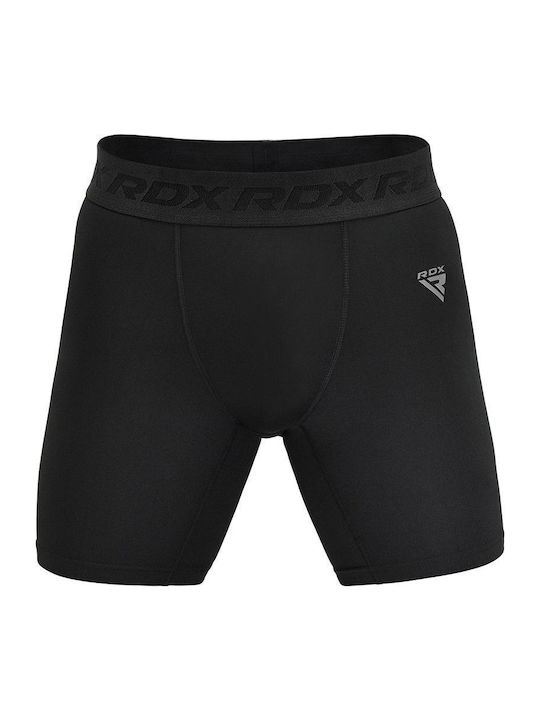RDX Pantaloni scurti termici pentru barbati Compresie Negru