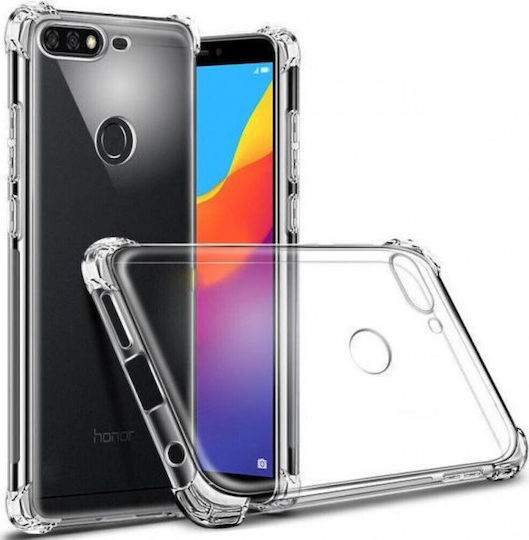 Anti Shock Задна корица Силикон 0.5мм Прозрачен (Huawei Y6 Prime 2018)