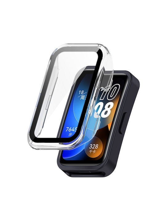 Schutz Plastikhülle in Transparent Farbe für Huawei Band 8
