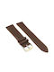 Diloy Straps Leather Strap Brown 14mm