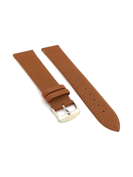 Diloy Straps Leather Strap Brown 20mm