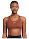 Dri-Fit Swoosh Women's Sports Bra Brown