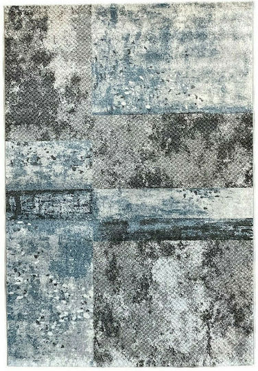 Bekas Carpets 034-0037-6151 Synthetisch,Polyester/Cotton/Leather Petrol Blau