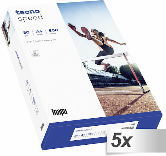 Tecno Speed Printing Paper A4 80gr/m² 5x500 sheets