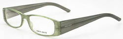 Armani Exchange Men's Acetate Grey Prescription Eyeglass Frame