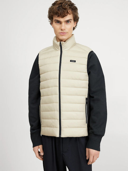 Sleeveless Jacket Puffer Waterproof Green