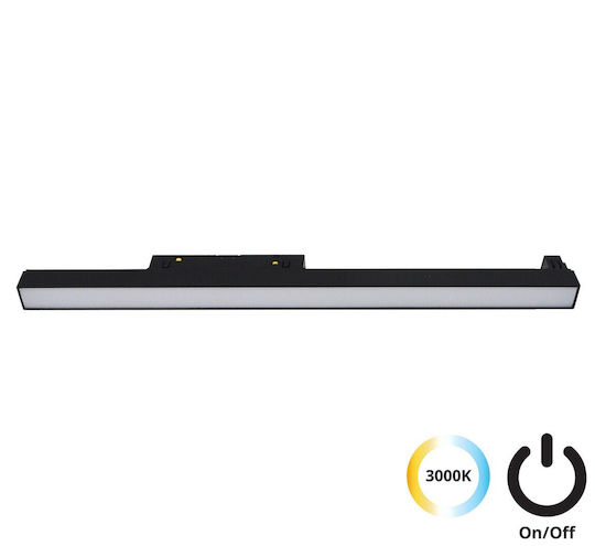 Viokef LED Γραμμικό Φωτιστικό Οροφής 20W Θερμό Λευκό IP20 Μ60xΒ2.3xΥ4.4εκ.