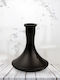 Vessel Glass Vessel Glass Hookah Vase in Black ...
