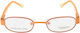 Mommy Kinder Metallisches Brillengestell Orange 3014C44218125