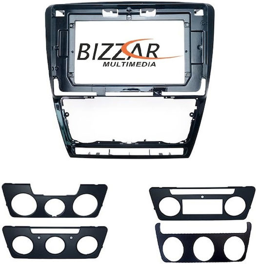 Bizzar DIN Fascia Panels 2 Din Compatible with Screen 10" for Skoda Octavia
