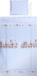 Lorelli Set Pentru Patut Ranforce Train Albastr...