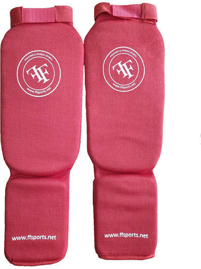 FFSports Ffsports Cotton Shin Guards Adults Red