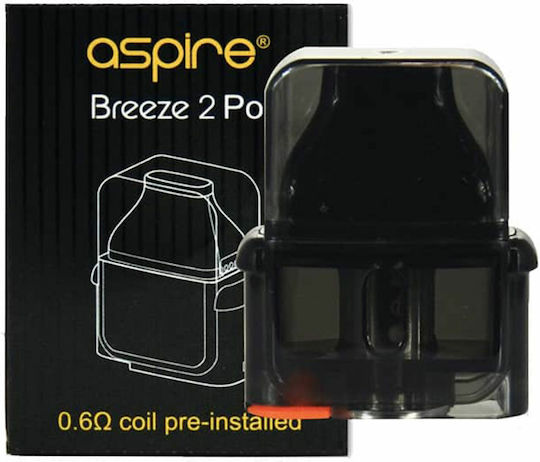 Aspire Breeze 2 Replacement Ersatz-Pod 2ml mit Widerstand 0.6ohm 1Stück