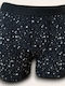 Herren Boxershorts Black mit Mustern 1Packung