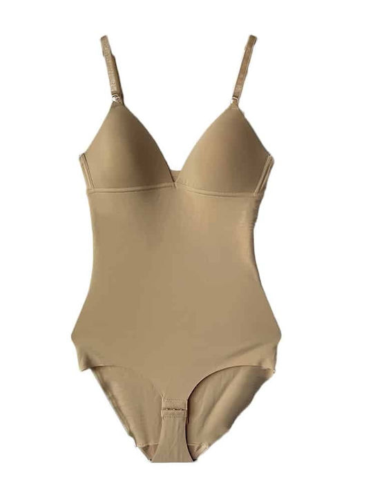 Dyana Bodysuit pentru femei Beige