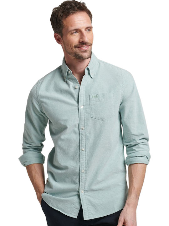 Superdry Long-sleeved Shirt Emerald Green