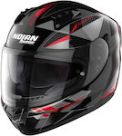 Nolan N60-6 Wiring 74 Black/Red Motorradhelm Volles Gesicht ECE 22.06 1420gr