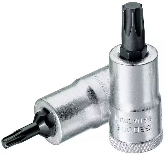 Gedore Bit-Stecknuss mit Torx-Bit und Antriebsvierkant 1/2'' Größe T20 1Stück