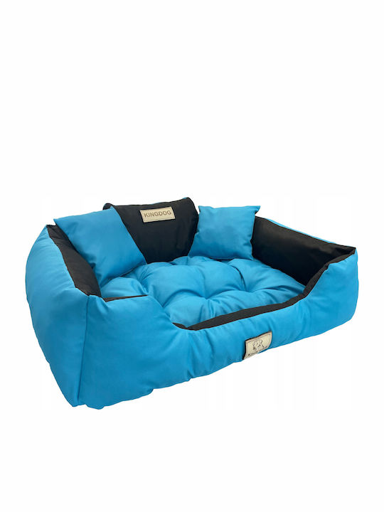 KingDog Καναπές Σκύλου Μπλε 55x45εκ.
