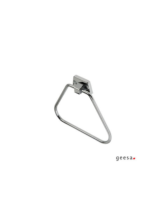 Geesa Single Wall-Mounted Bathroom Ring Bronze