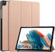 Techsuit Foldpro Flip Cover Ροζ Χρυσό (Samsung Galaxy Tab A9)