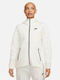 Women's Sweatshirt Jacket Hooded Beige